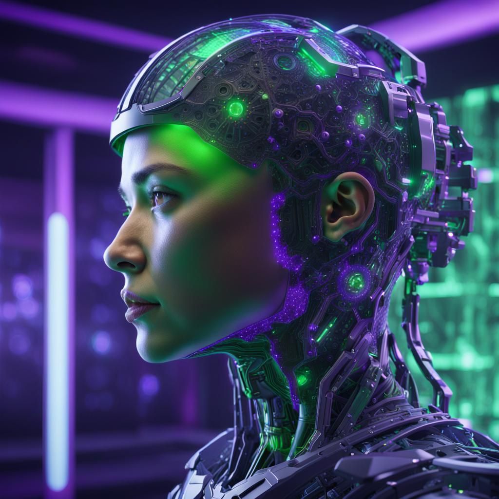 Intelligence in Tech Lab: Hyper-Realistic Digital Art