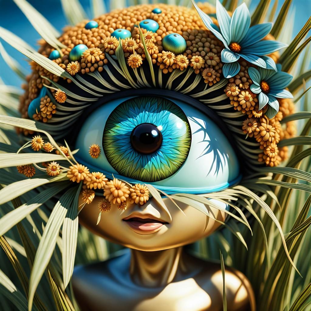 Macro Photo of Mother and Baby in Spectral Light