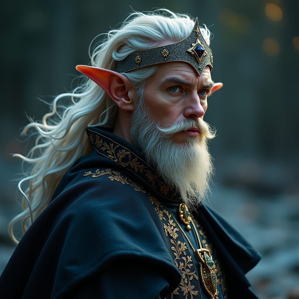 Mythical Elf Prince of the Night Desert