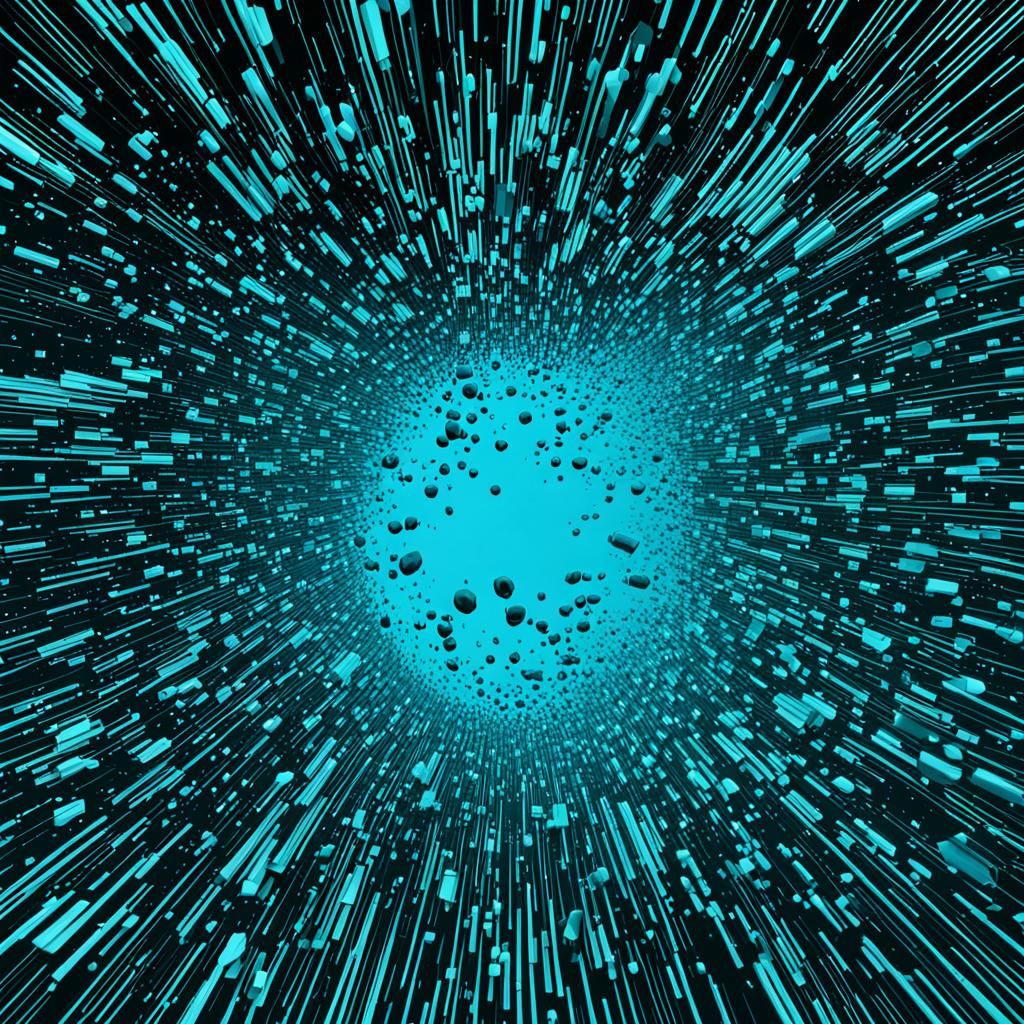 Abstract Animated Sneeze: Raw Image Render