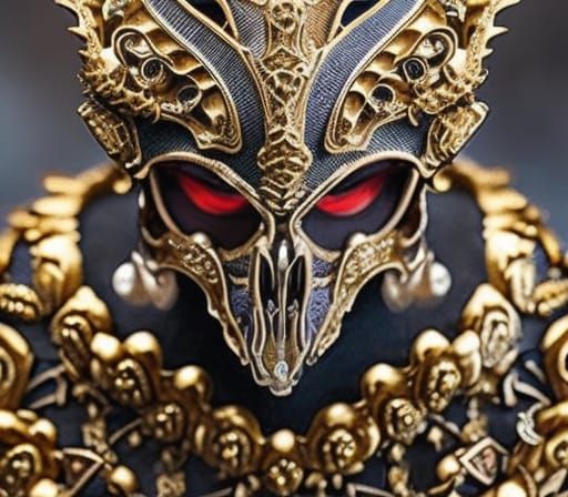 Golden Dragon Armor on Skeleton King