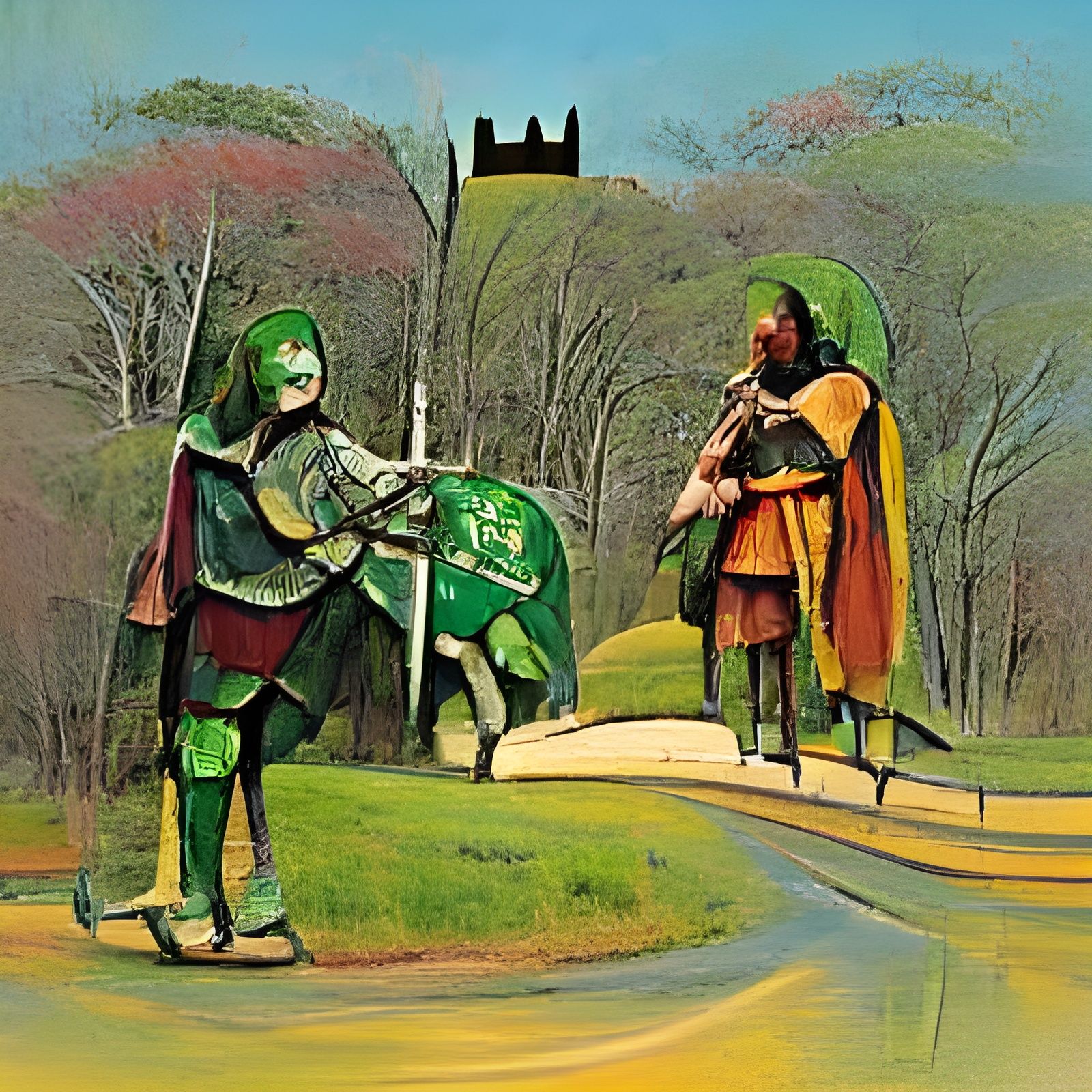 Sir Gawain and the Green Knight Encounter