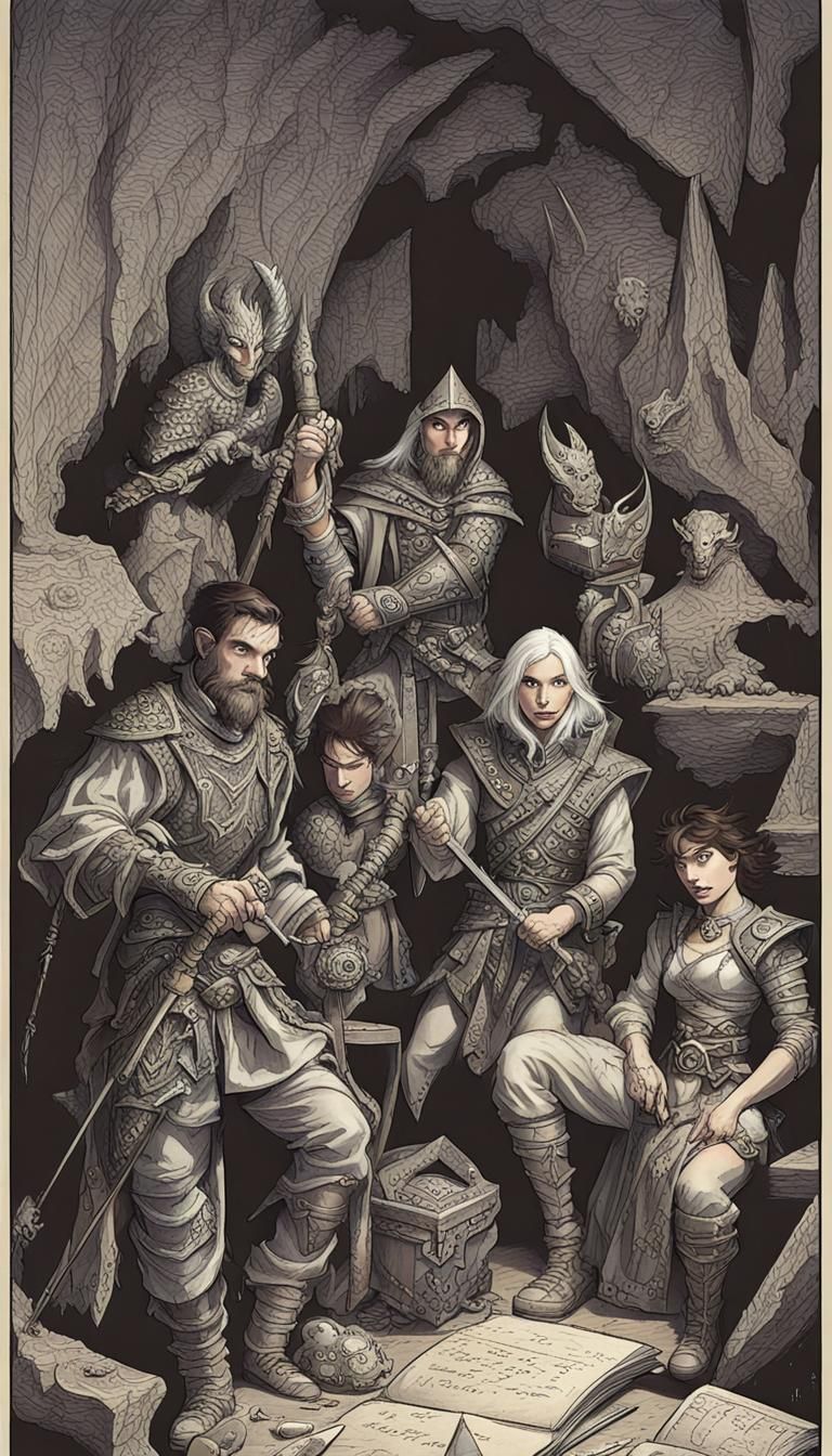 Dungeons and Dragons Logo Art