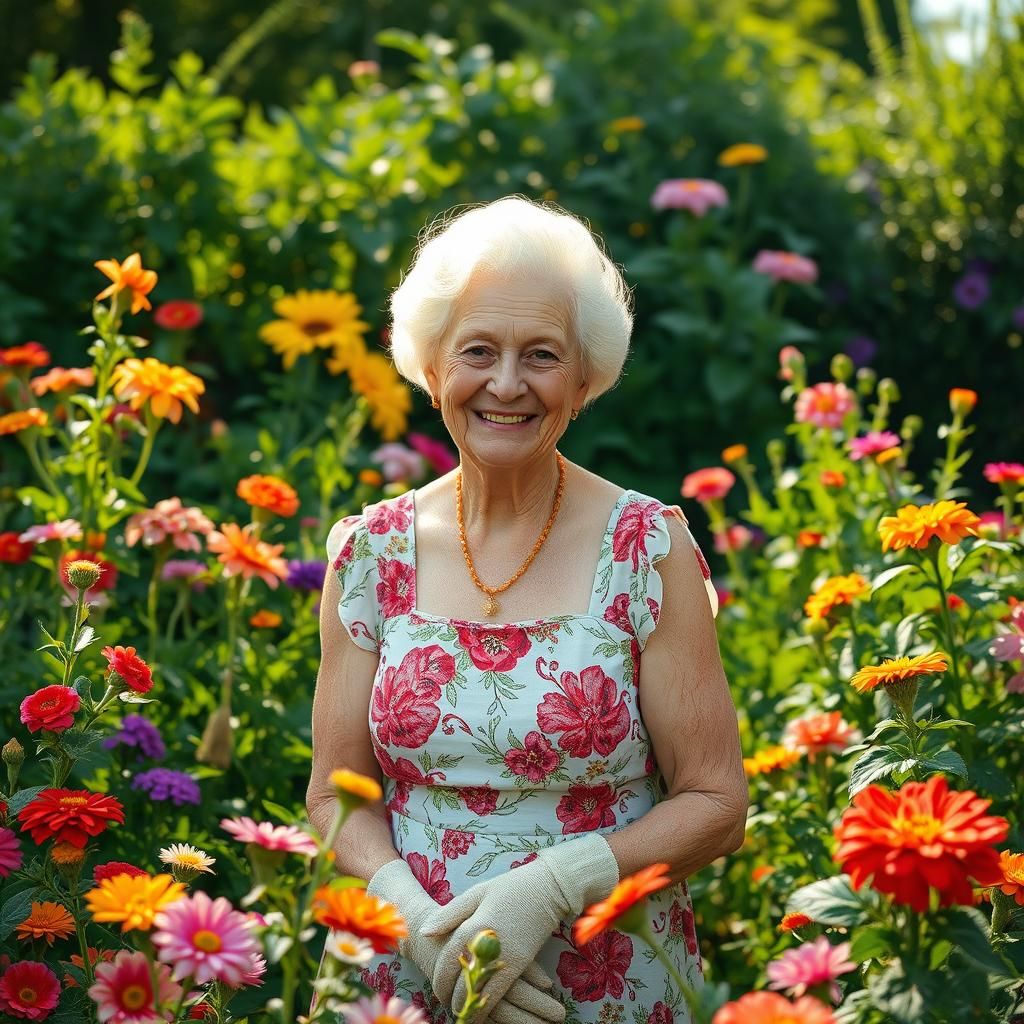 Grandmother's Garden: A Rural Americana Portrait