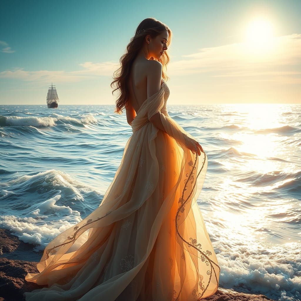 Beach glamor