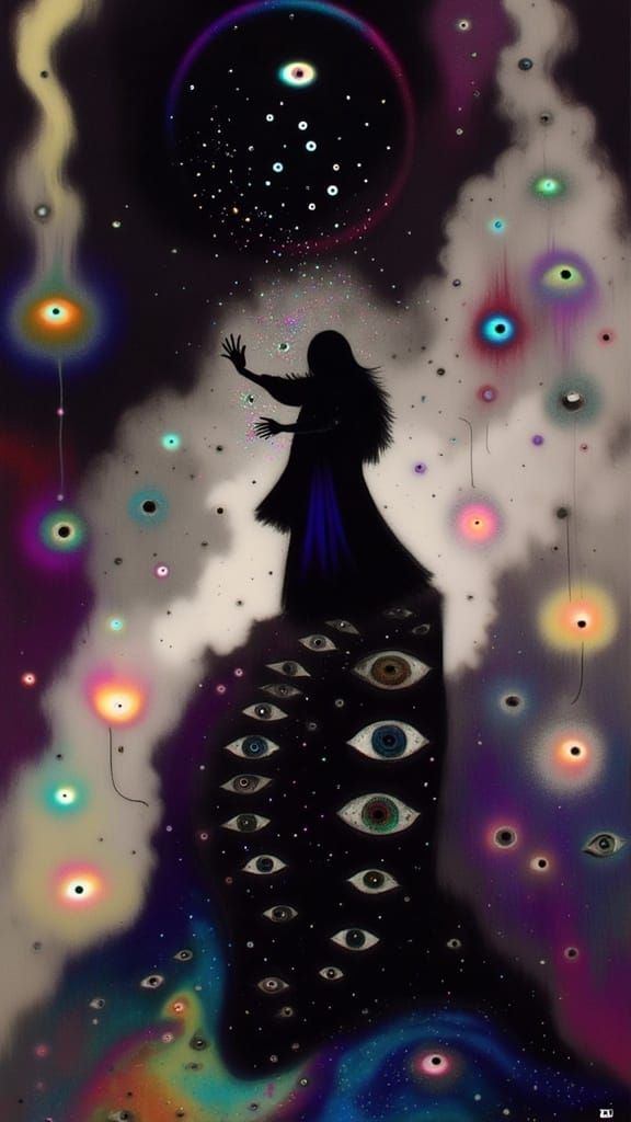 Symbolic Forgiveness Allegory in Expressionist Style