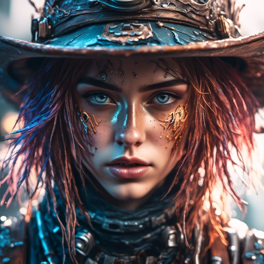 Space Cowboy: High Detail Sensual Photo