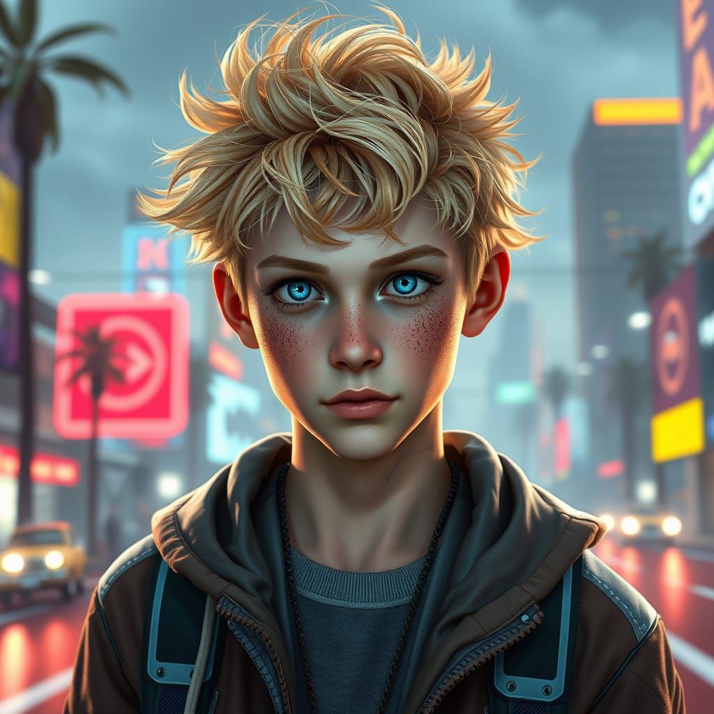 Teenage Character in High-Tech Los Angeles