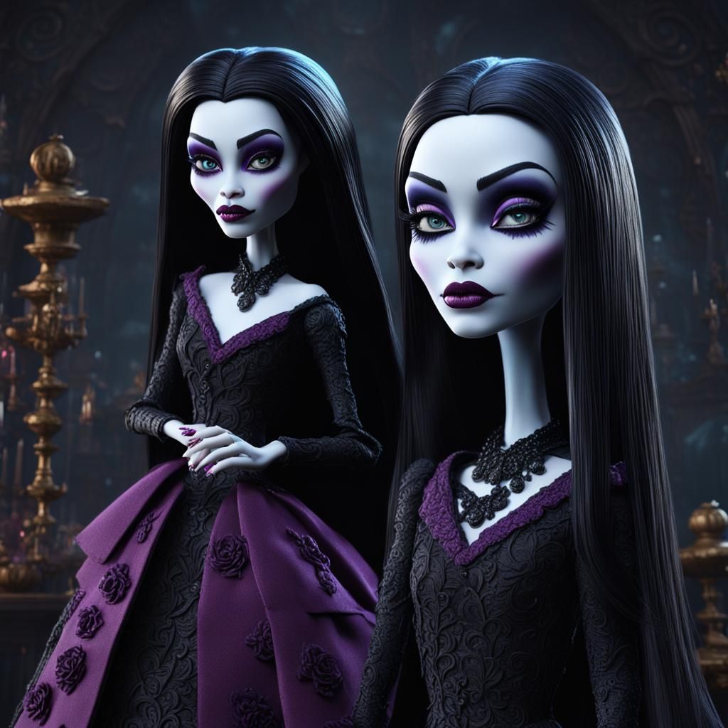 Monster High Style Morticia Addams Doll