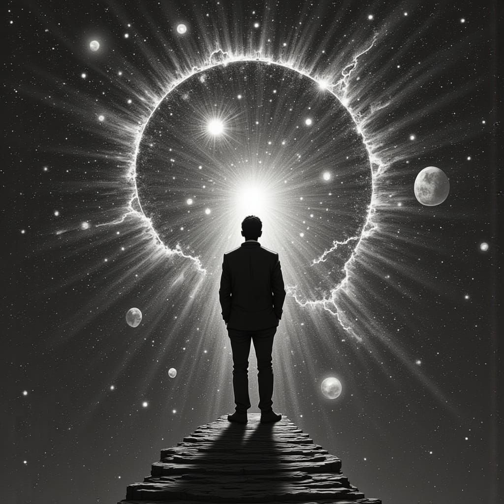 Cosmic Contemplation of Life's Insignificance