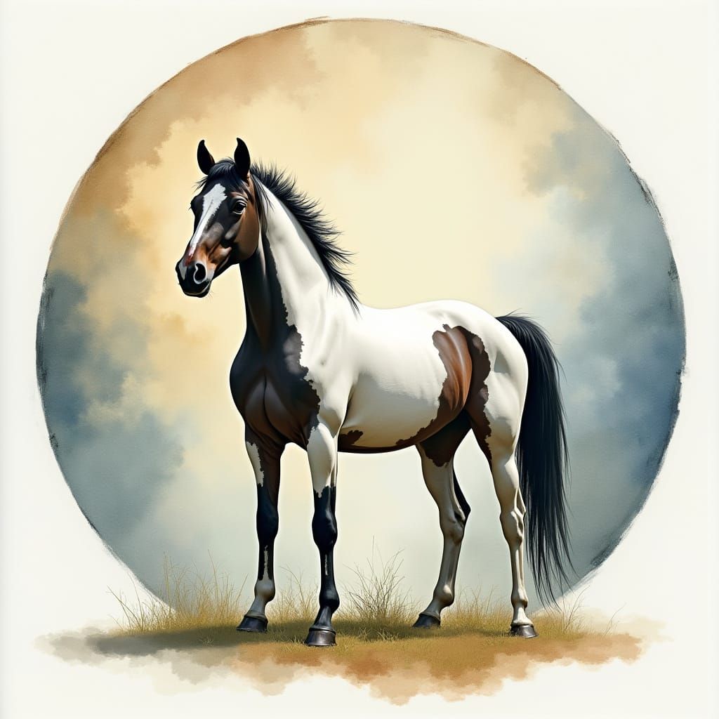 Majestic Earth Creator: A Realistic Watercolor Masterpiece