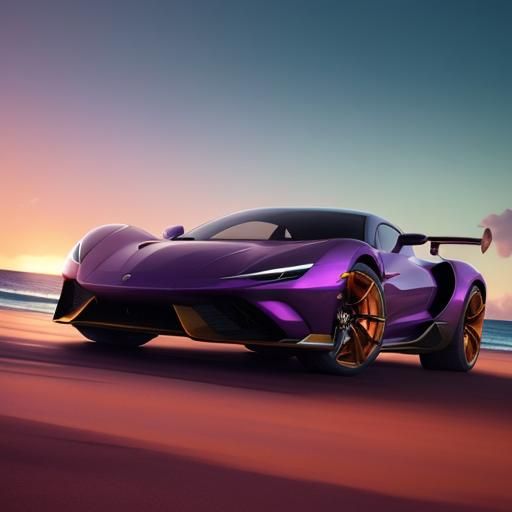 Supercar Sunset: Fantasy Concept Art in Unreal Engine