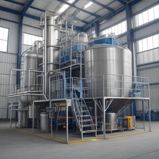 Learning how to generate industrial crystallizer AI image