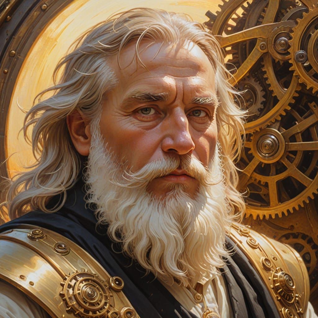 Zarathustra Descends from Heaven in Divine Realism