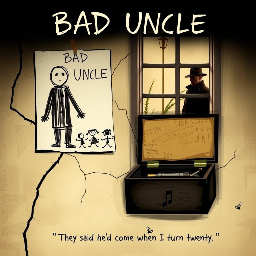 Dark Fairy Tale Horror Poster: Bad Uncle