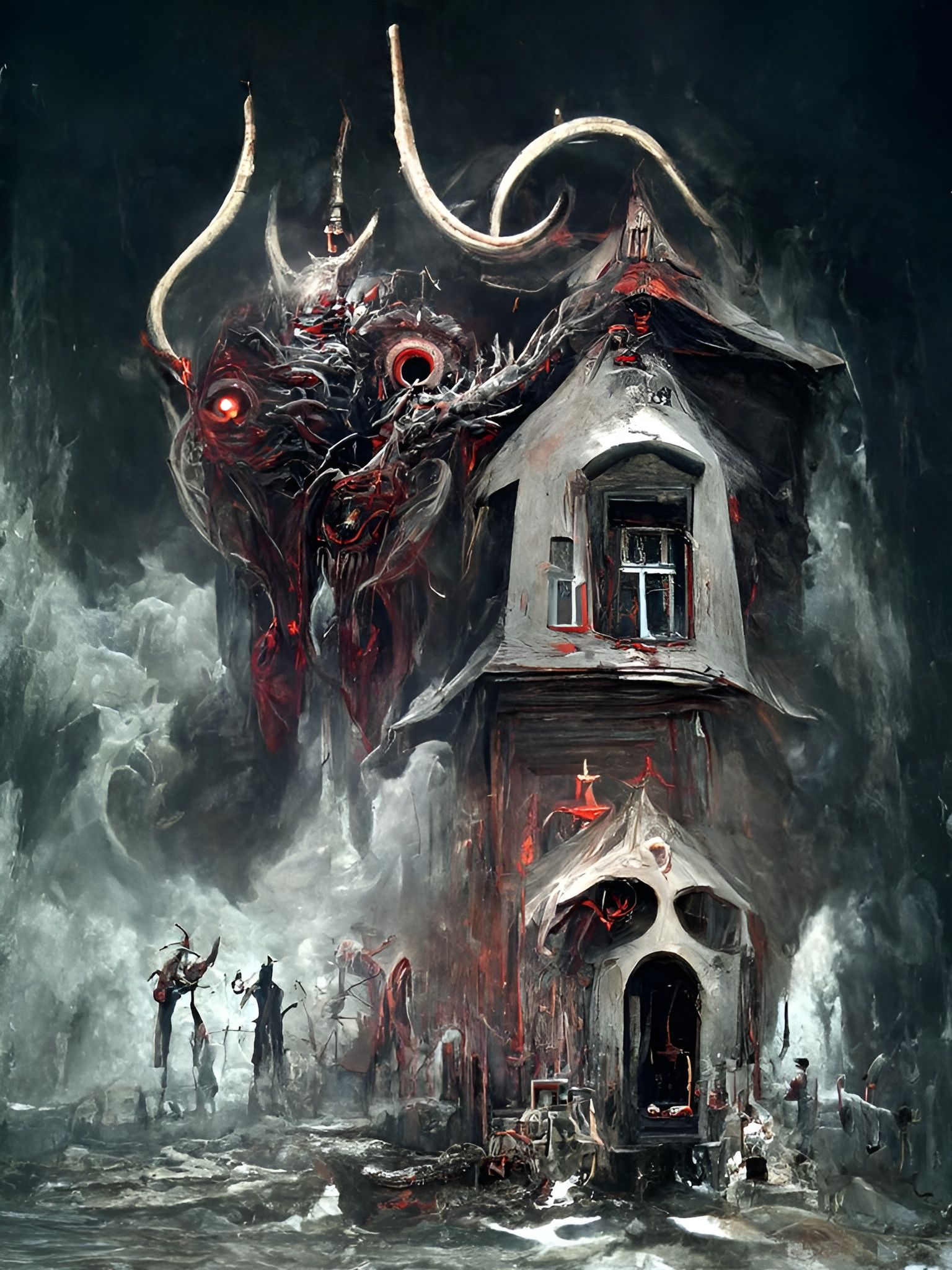 Ominous House of Demonic Entities