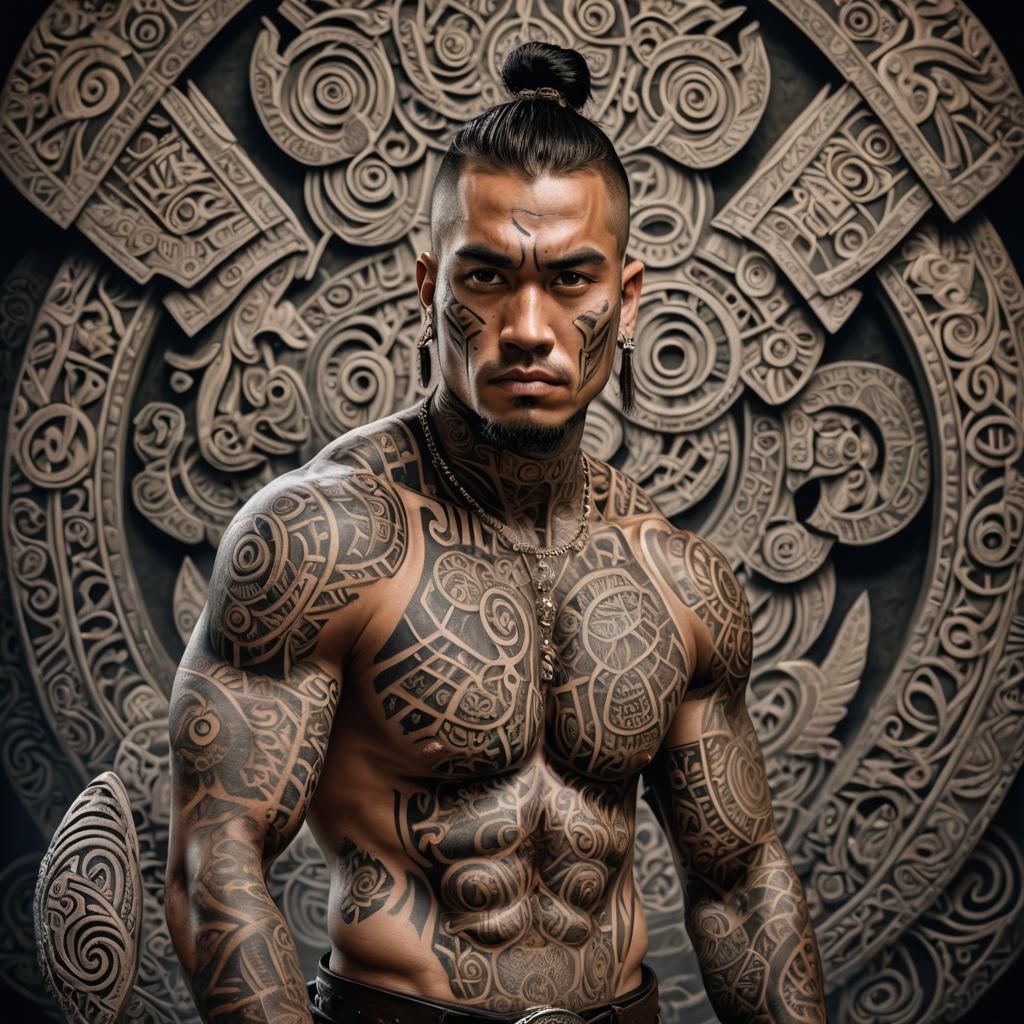 Māori Warrior Portrait in High Definition