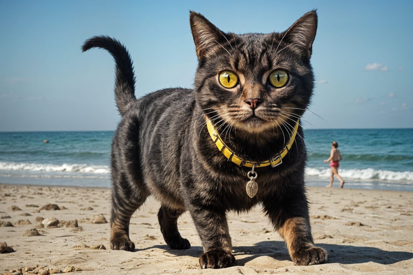 Forced perspective: ATTACK OF THE 30FT CAT