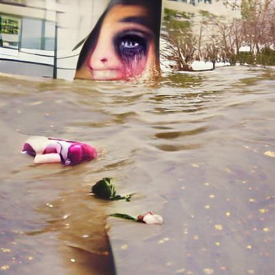 Abstract Explosion of Color and Dynamic Shapes