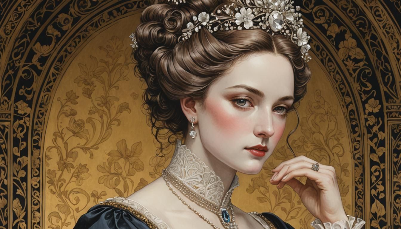 Gynoid Governess in Art Nouveau Estate