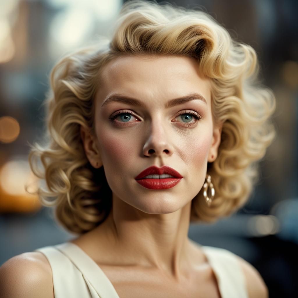 Youthful Portrait with Bokeh and Studio Lighting