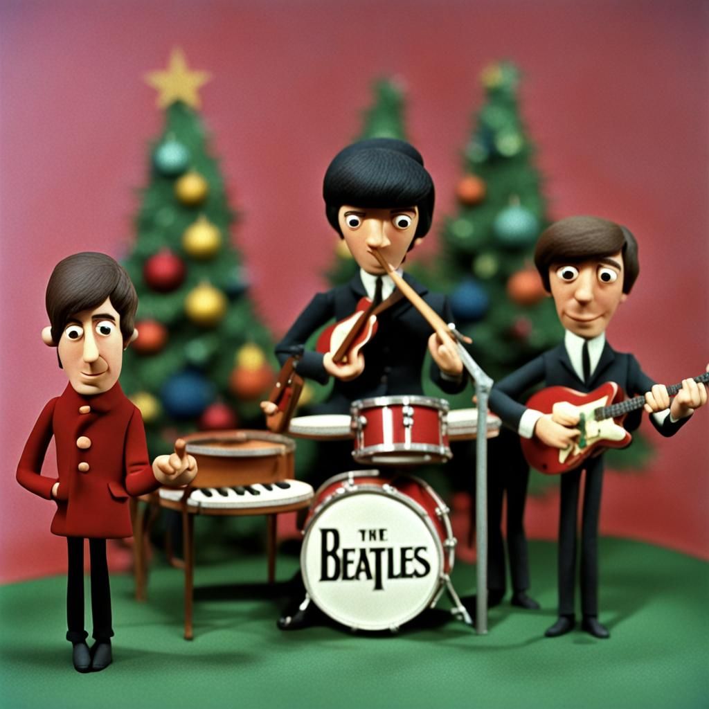 Claymation Beatles Christmas Special: 1960s Style