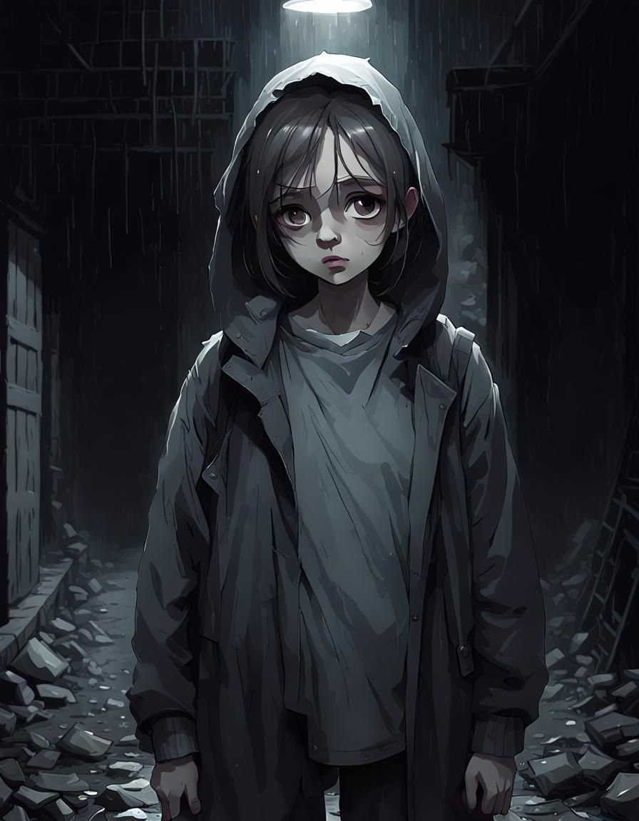 In a dark and miserable place