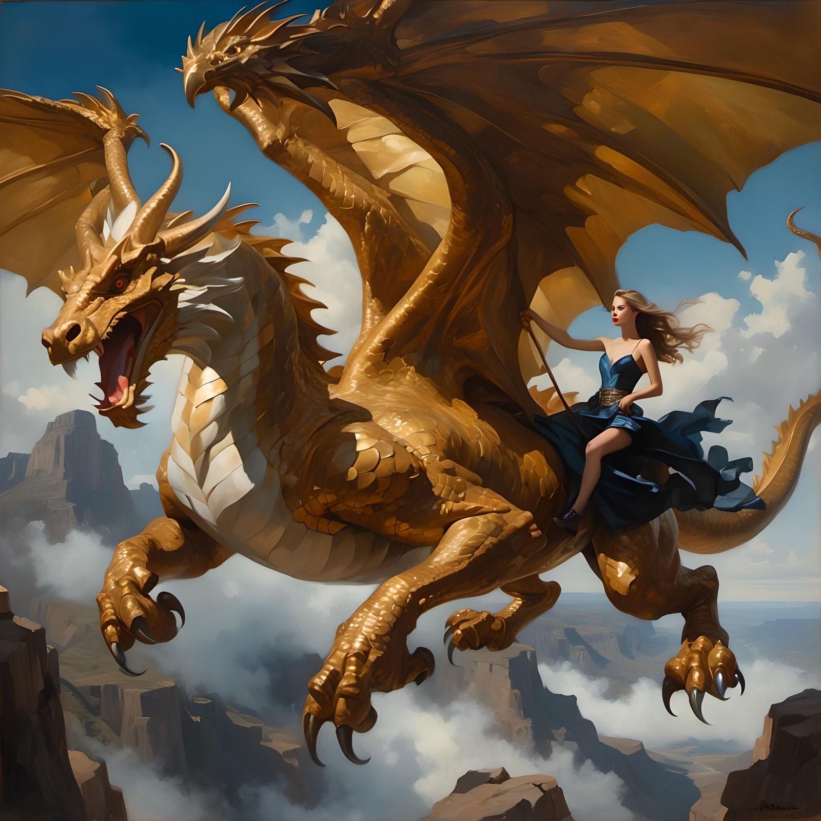 Angel Rides Dragon in High Definition