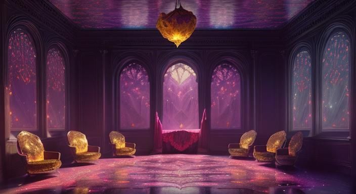 Interior of an Alien Castle