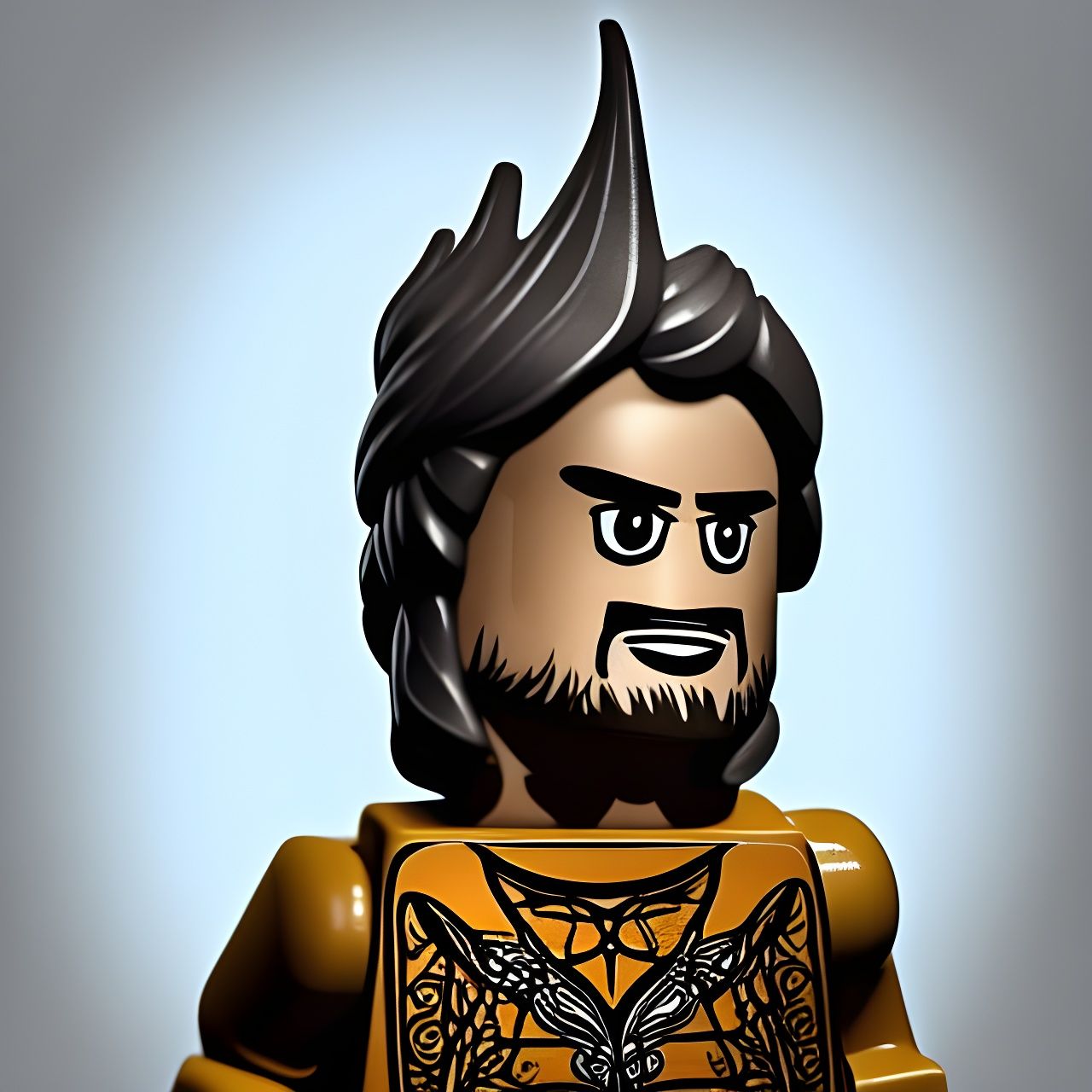 Elegant Lego Fantasy Item: Digital Illustration