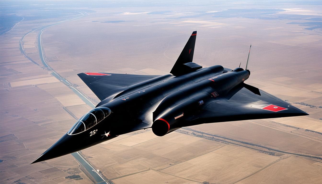 Lockheed SR-71 Blackbird Flies Over Russia
