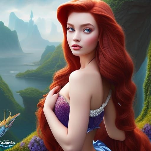 Detailed Portrait of a Gorgeous Princess in 8K