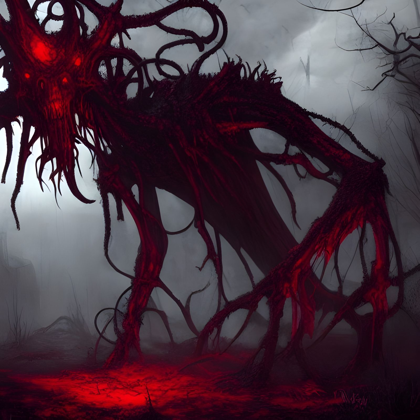 Lovecraftian Elder God in Post-Apocalyptic World