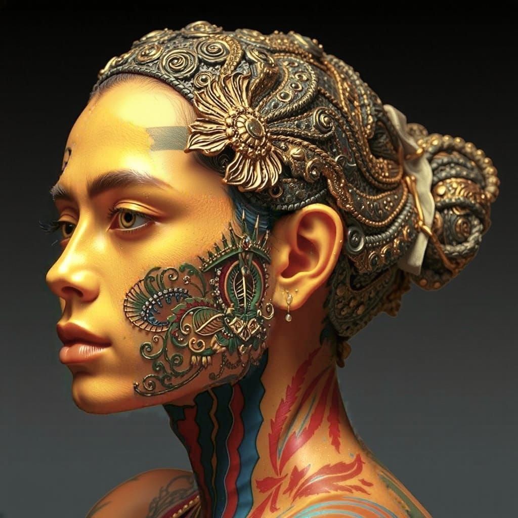 Golden Hour Landscape with Warm Color Palette