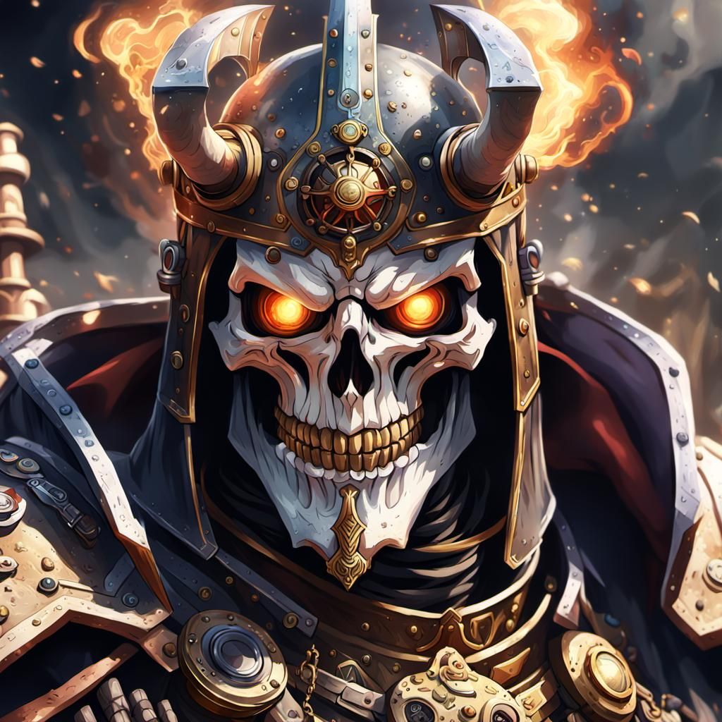 Overlord Unleashes Inner Power in Steampunk Anime Battle