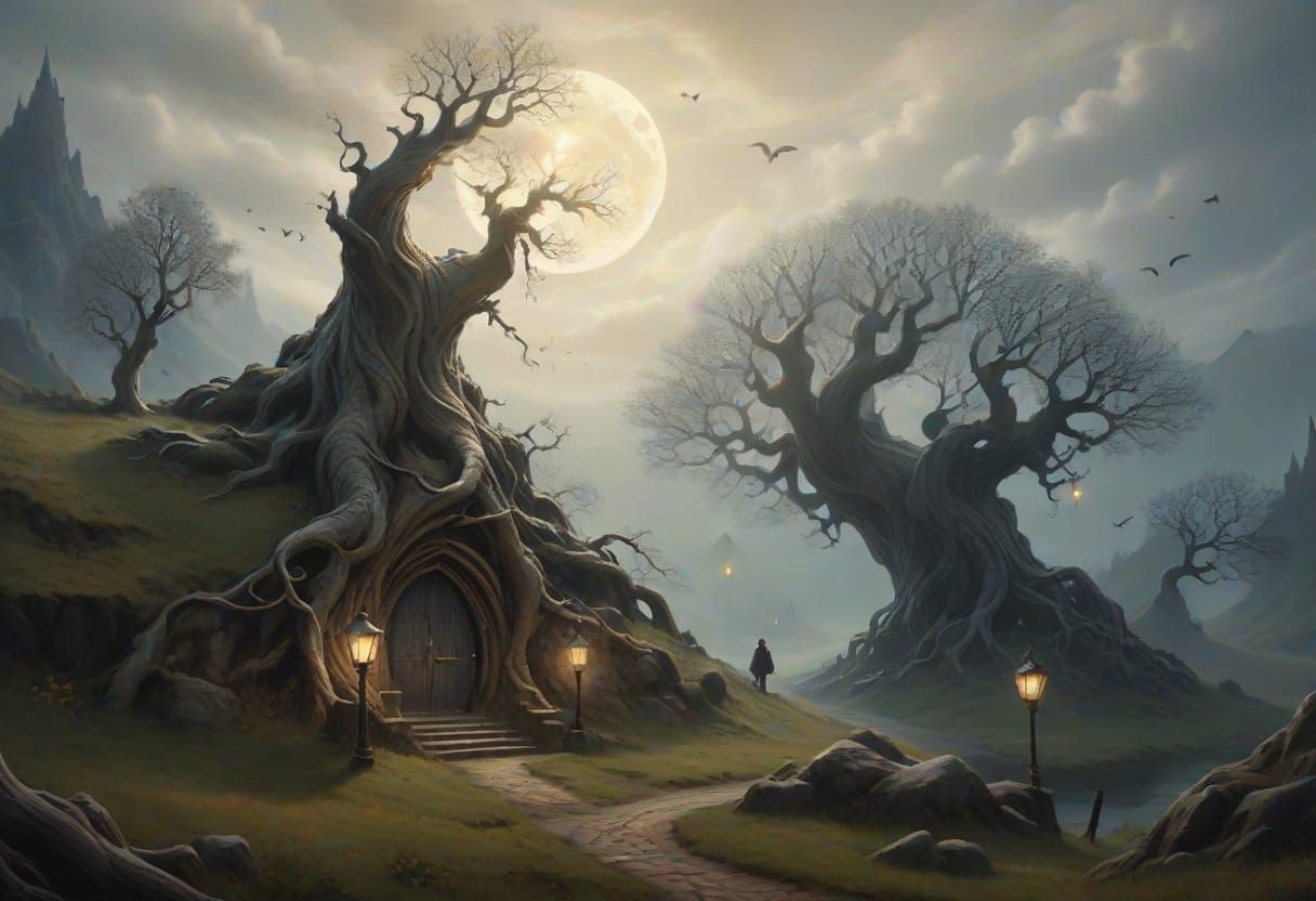 Majestic Whomping Willow Guardians of Hogwarts