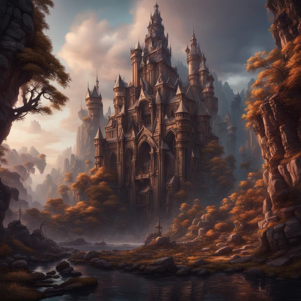 Detailed Matte Painting of Xaden Riorson