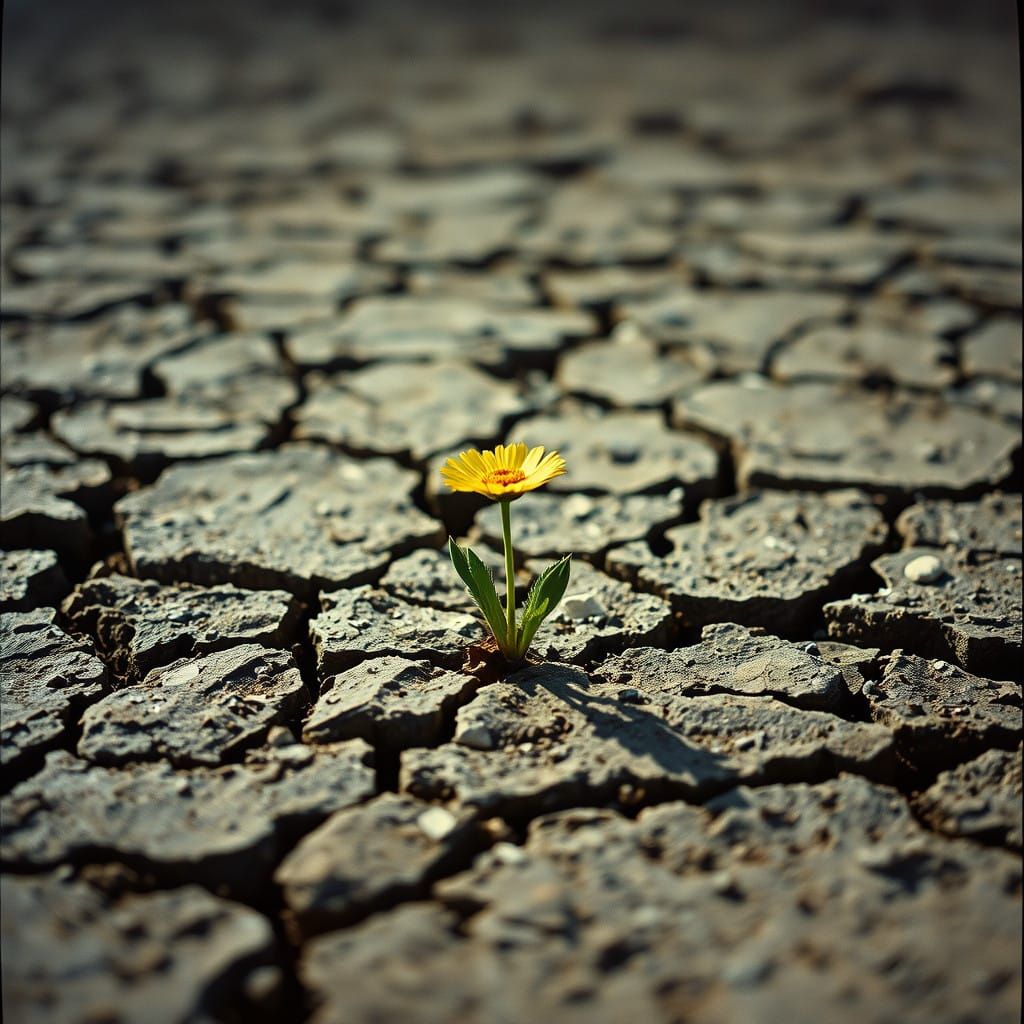 Hope in the Wasteland: A Single Bloom Thrives