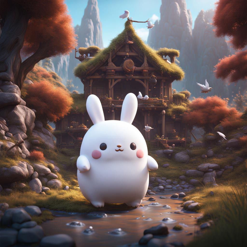 Fantastical Molang Concept Art in Deep Color