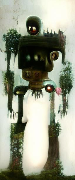 Robot in Mark Ryden Style