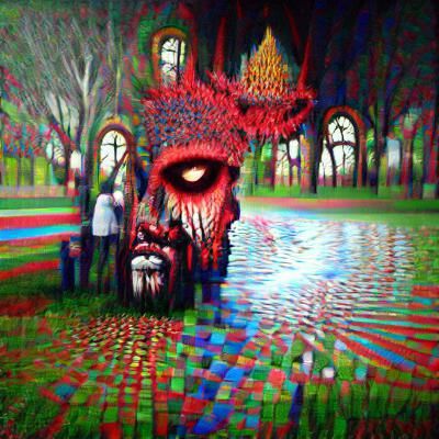 Vibrant Psychedelic Abstract Design