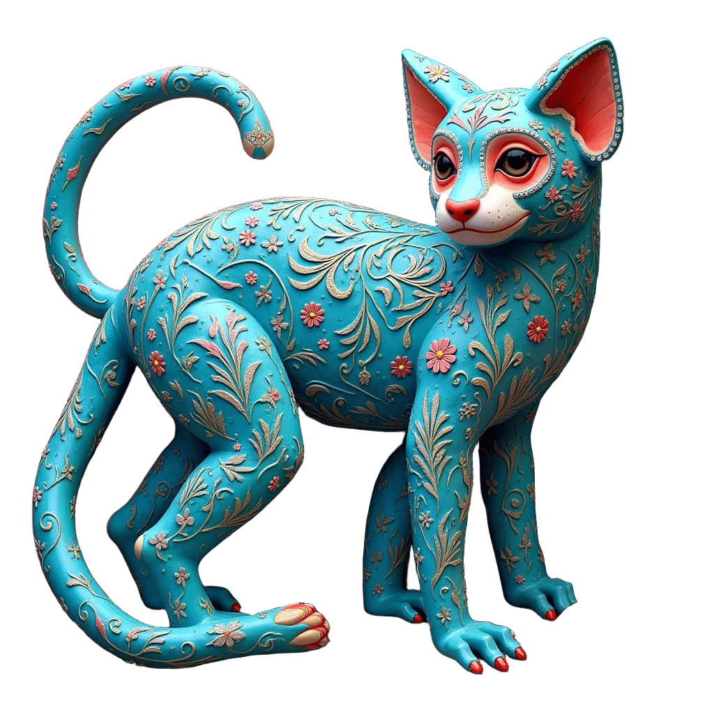 Lynx Monkey Alebrije: A Colorful Spirit Guide
