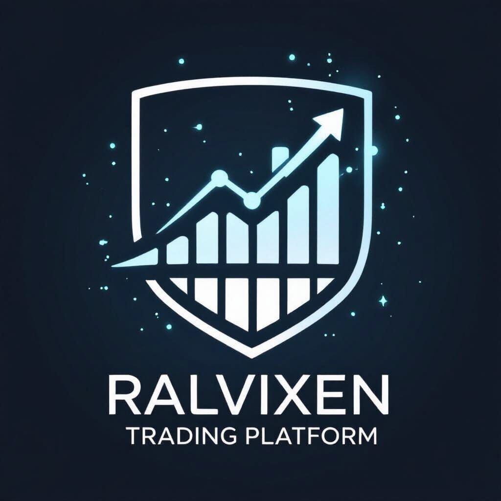 Ralvixen Trading Platform Logo in Modern Vector Style