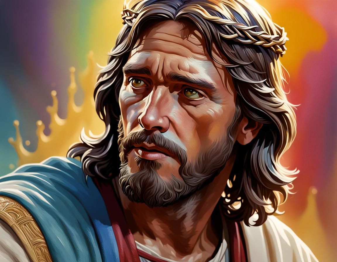 Hyperrealistic Depiction of a Request to See Jesus