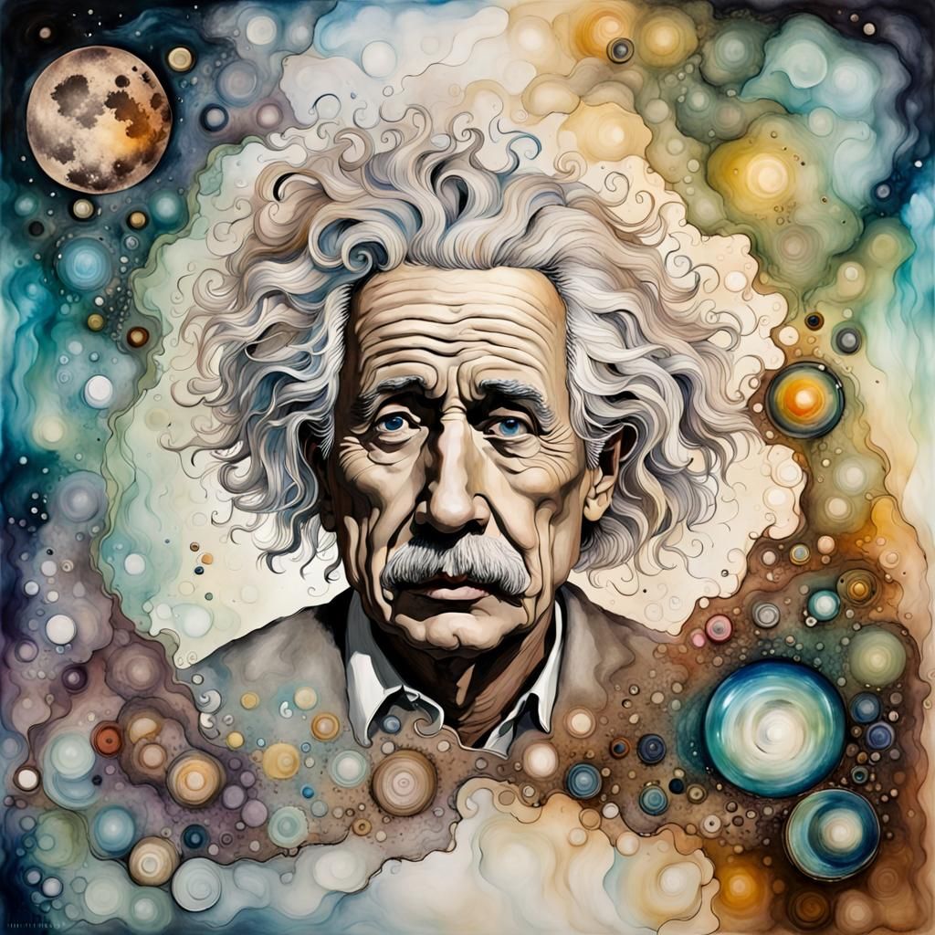 Surreal Dreamscape: An Alcohol Ink Void