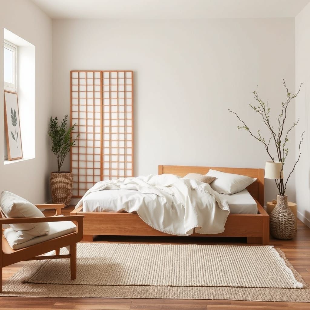 Japandi Style Interiors in a Minimalist Aesthetic