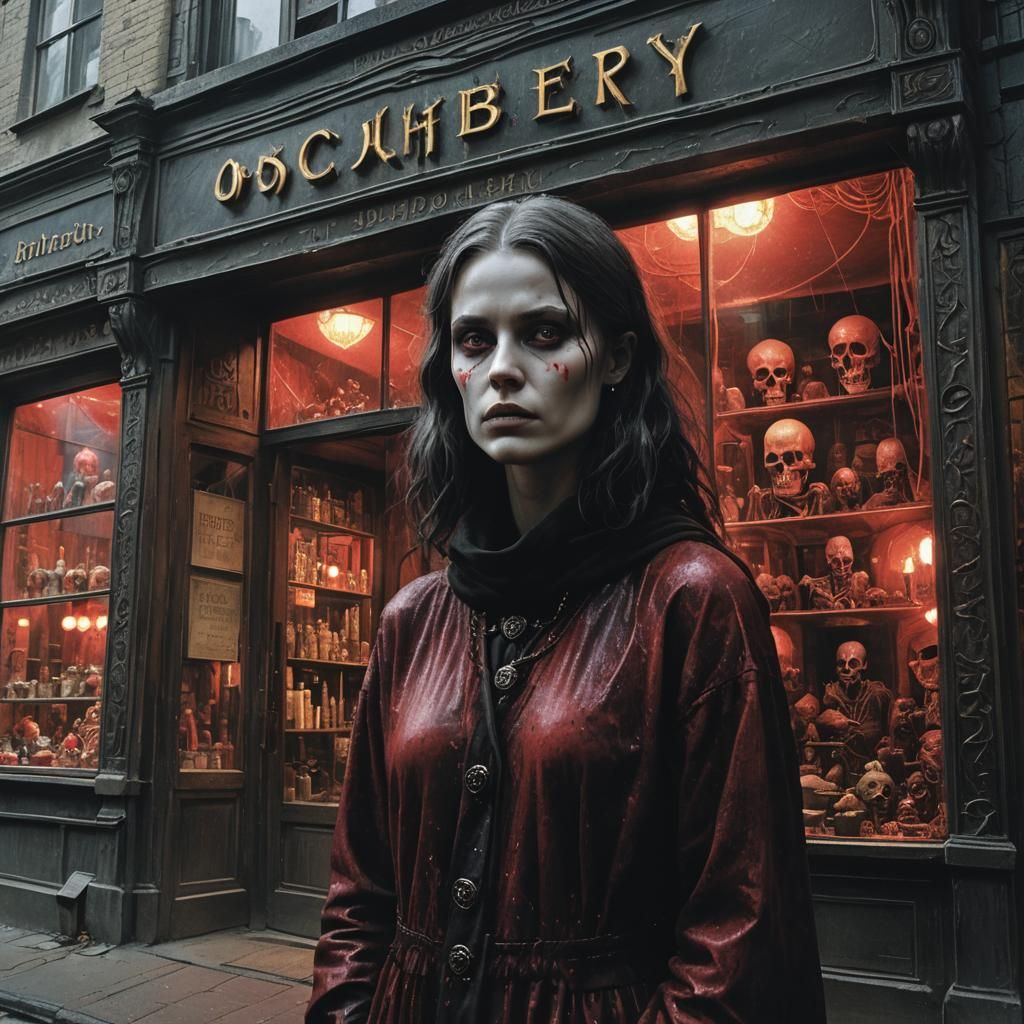 Bethany in Dark Fantasy Shop: Concept Art