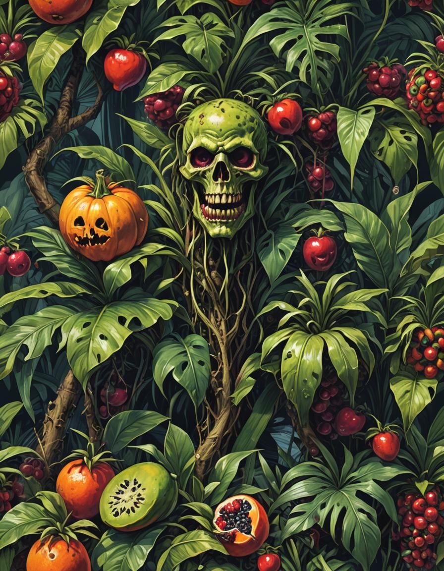 Sinister Tropical Poison Plants and Fruit Horror