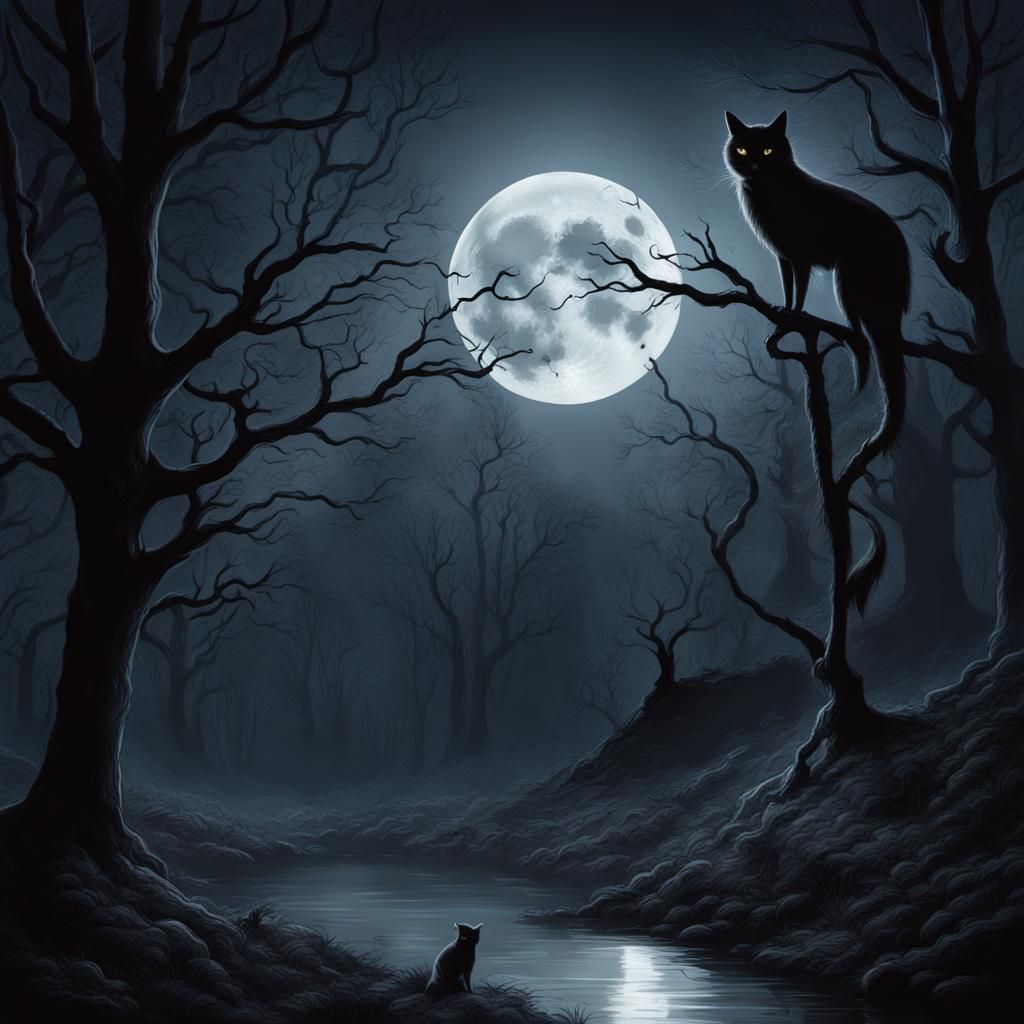 Macabre Moonlit Mystery Image
