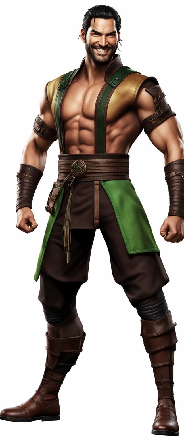 Jarek from Mortal Kombat: Ultrarealistic Digital Portrait